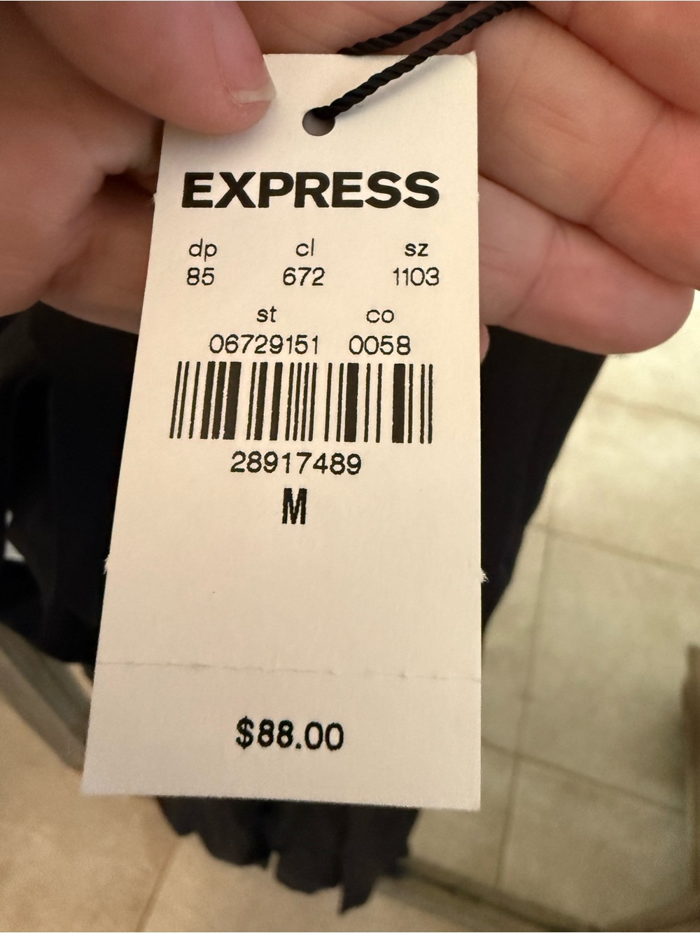 Express Black Sleeveless V-Neck Wide-Leg Jumpsuit with Tie Waist - Picture 5 of 5